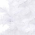 VIDAXL - vidaXL Sapin de Noël artificiel d'angle Blanc 240 cm PVC - vignette