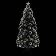 VIDAXL - vidaXL Arbre de Noël pré-éclairé avec support 150 cm fibre optique - vignette