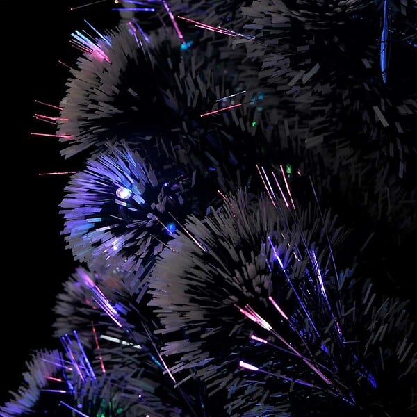 VIDAXL - vidaXL Arbre de Noël pré-éclairé avec support 150 cm fibre optique - large