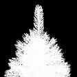 VIDAXL - vidaXL Arbre de Noël artificiel aiguilles réalistes blanc 240 cm - vignette