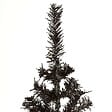 VIDAXL - vidaXL Sapin de Noël étroit Noir 150 cm - vignette