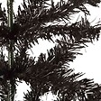 VIDAXL - vidaXL Sapin de Noël étroit Noir 150 cm - vignette