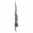 VIDAXL - vidaXL Demi sapin de Noël artificiel mince avec neige floquée 240 cm - vignette