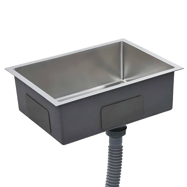 VIDAXL - vidaXL Évier de cuisine fait à la main Acier inoxydable - large