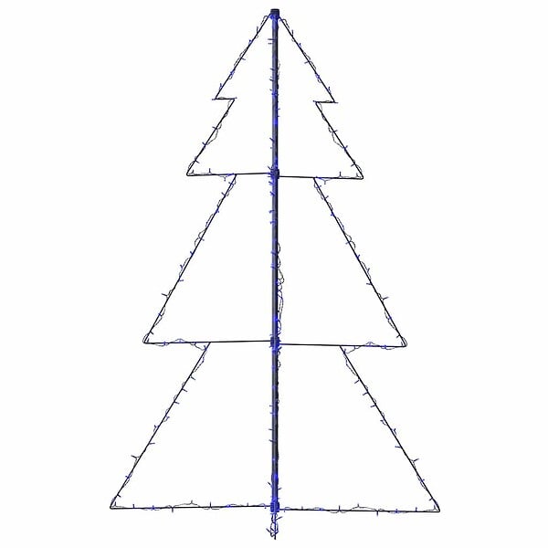VIDAXL - vidaXL Arbre de Noël cône 200 LED d'intérieur/d'extérieur 98x150 cm - large