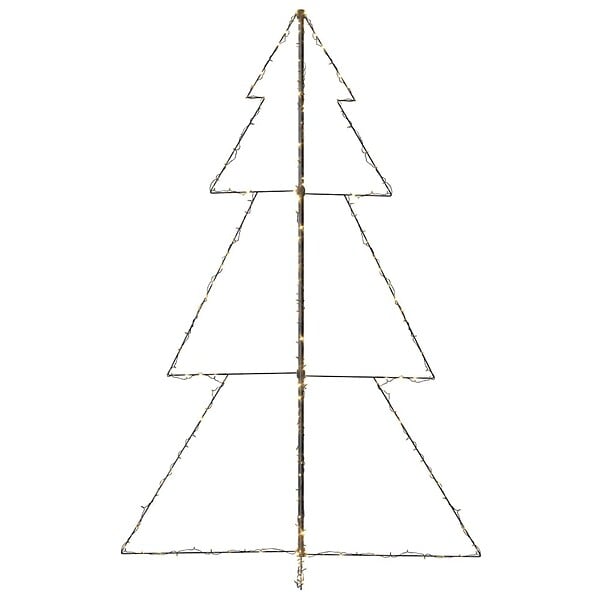 VIDAXL - vidaXL Arbre de Noël cône 240 LED d'intérieur/d'extérieur 118x180 cm - large