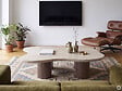 HABITAT ET JARDIN - Table basse en bois design "Lya" - 120 cm - Marron - vignette