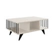 HABITAT ET JARDIN - Table basse en bois "Bert" - 90 x 60 x 40 cm - Blanc - vignette