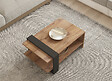 HABITAT ET JARDIN - Table basse en bois "Ova" - 80 x 55 x 35 cm - Marron - vignette