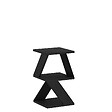 HABITAT ET JARDIN - Table d'appoint en bois "Albeni" - 30 x 30 x 54 cm - Noir - vignette