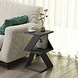 HABITAT ET JARDIN - Table d'appoint en bois "Albeni" - 30 x 30 x 54 cm - Noir - vignette