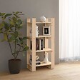 VIDAXL - vidaXL Bibliothèque/Séparateur de pièce 60x35x125 cm Bois massif - vignette
