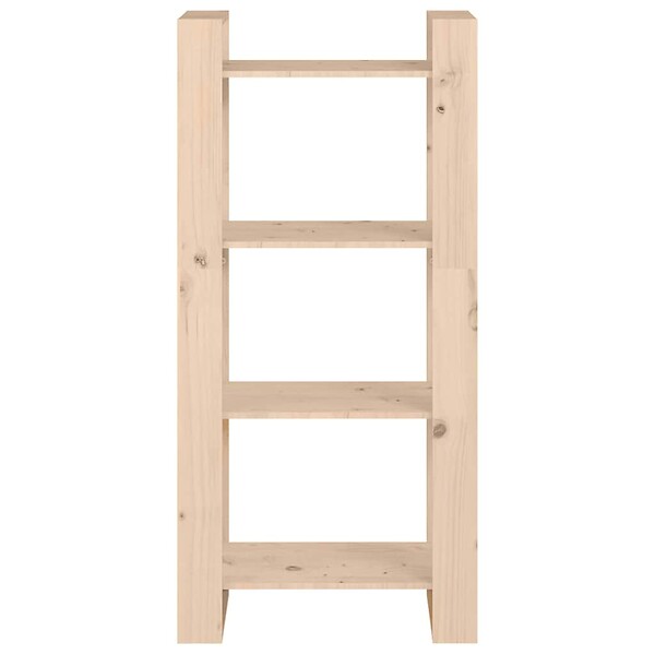 VIDAXL - vidaXL Bibliothèque/Séparateur de pièce 60x35x125 cm Bois massif - large