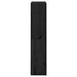 VIDAXL - vidaXL Bibliothèque/Séparateur de pièce Noir 60x30x135,5 cm Pin massif - vignette