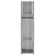 VIDAXL - vidaXL Bibliothèque/Séparateur de pièce Sonoma gris 100x24x94 cm - vignette