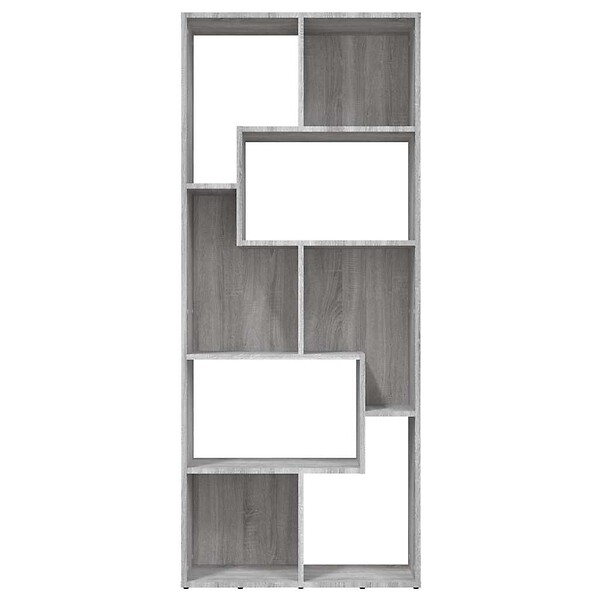 VIDAXL - vidaXL Bibliothèque Sonoma gris 67x24x161 cm Bois d'ingénierie - large