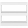 VIDAXL - vidaXL Bibliothèque/Séparateur de pièce Blanc 80x30x72 cm - vignette