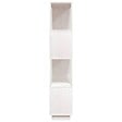 VIDAXL - vidaXL Bibliothèque/Séparateur de pièce Blanc 80x25x132 cm Pin massif - vignette