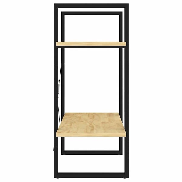 VIDAXL - vidaXL Bibliothèque à  2 niveaux 60x30x70 cm Bois de pin massif - large