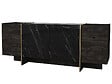 HABITAT ET JARDIN - Buffet en bois "Veyron" - 180 x 46 x 75 cm - Noir - vignette