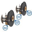 SOMATHERM FOR YOU - Fixation pour robinetterie Bain Douche pour tube Multicouche Ø16 à compression - vignette