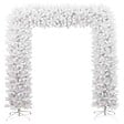 VIDAXL - vidaXL Arche d'arbre de Noël Blanc 240 cm - vignette