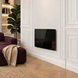 KALIA - Radiateur électrique céramique GLASS noir 1000W - vignette