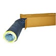 ACOMAT - Gaine souple VMC en PVC isolé laine de verre épaisseur 50 mm - longueur 6 mètres - Diamètre (mm): 125 - vignette