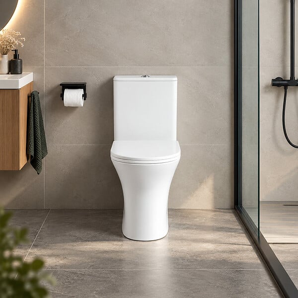 STANO - Toilette WC à poser CLORINDA en céramique - large