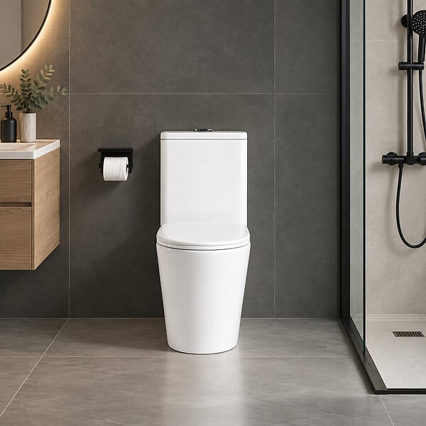 STANO - Toilette WC à poser CIPOLI en céramique - large