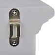 VIDAXL - vidaXL Placard mural de cuisine avec porte en verre Bois blanc - vignette