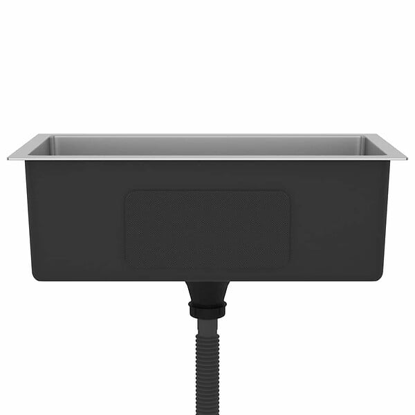 VIDAXL - vidaXL Évier de cuisine fait main Acier inoxydable - large