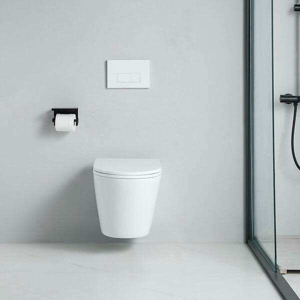 STANO - Cuvette WC suspendu TERCERO - sans bride et avec frein de chute - large