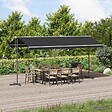 VIDAXL - vidaXL Auvent sur pied 500 x 300 cm Anthracite - vignette