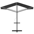 VIDAXL - vidaXL Auvent sur pied 500 x 300 cm Anthracite - vignette