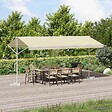 VIDAXL - vidaXL Auvent sur pied 500 x 300 cm Crème - vignette