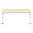 VIDAXL - vidaXL Auvent sur pied 500 x 300 cm Crème - vignette