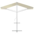 VIDAXL - vidaXL Auvent sur pied 500 x 300 cm Crème - vignette