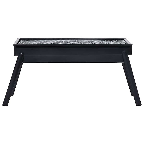 VIDAXL - vidaXL Barbecue portable de camping Acier inoxydable 60x22,5x33 cm - large