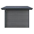 DIRECT-ABRIS - Abri de Jardin Composite ISORA - 12m2 Gris - Cabane Atelier / Abri Velo - vignette
