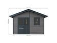 DIRECT-ABRIS - Abri de Jardin Composite ISORA - 12m2 Gris - Cabane Atelier / Abri Velo - vignette