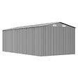 VIDAXL - vidaXL Abri de jardin 257x489x181 cm Métal Gris - vignette