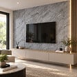 MCCOVER - Panneau mural réversible effet marbre blanc / gris – Aluminium composite – Ép. 3 mm Effet marbre Blanc/Gris, ep.3 mm, l.100 cm, L.200 cm - vignette