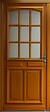 GD MENUISERIES - Porte d'entrée Bois Vitrée Marine, H215 x L100 cm Côte Tableau p. Gauche - vignette