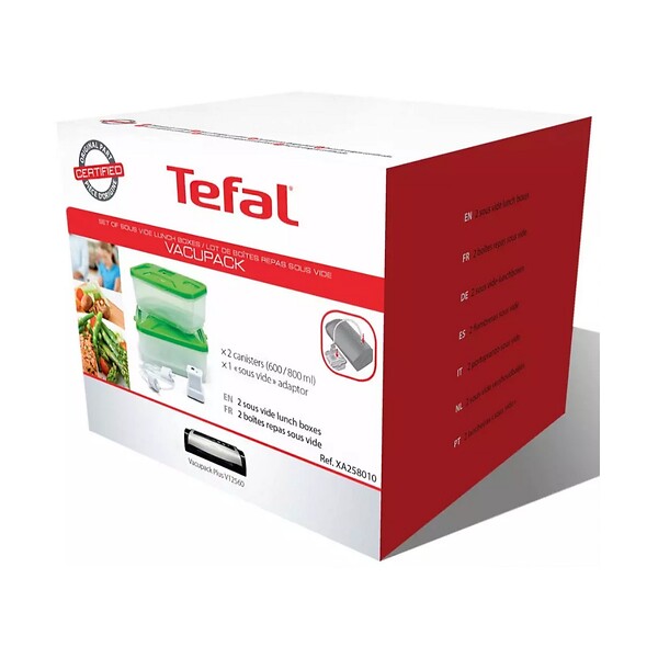 TEFAL - Lot De 2 Boîtes Pour Appareils Sous Vide Vacupack - XA258010 - large