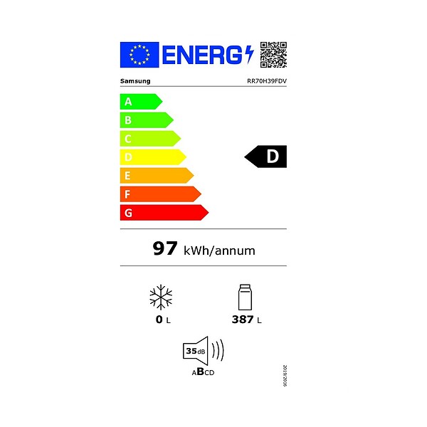 SAMSUNG - Réfrigérateur 1 Porte 60cm 387l - RR70H39FDV - large