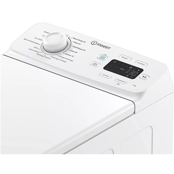 INDESIT - Lave-linge Top 6kg 1200 Tours/min - TIB621PUSH&GOFR - large