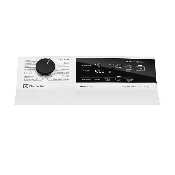 ELECTROLUX - Lave-linge Top 6kg 1200 Tours/min - EW6TI3264AK - large