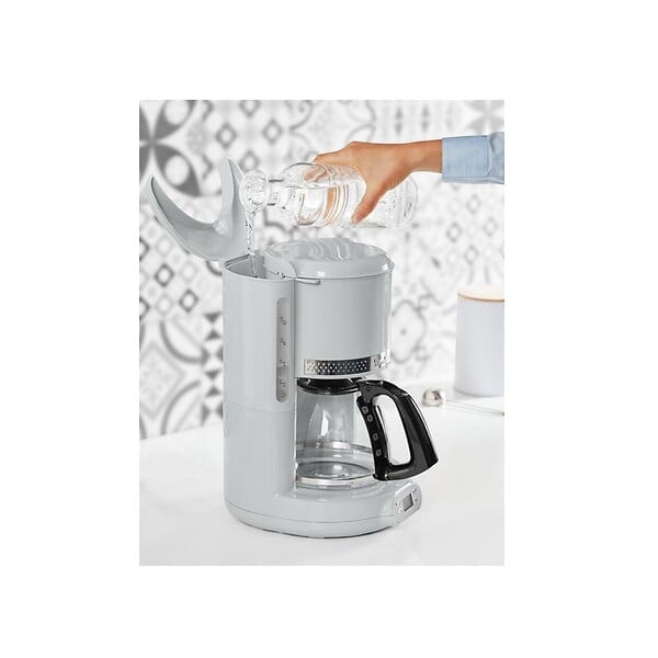 MOULINEX - Cafetière Filtre Programmable 15 Tasses 1000w Gris - FG380E10 - large
