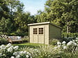 SOLID - Abri jardin Riom bois - Naturel - L.298xH.212xP.238cm - vignette